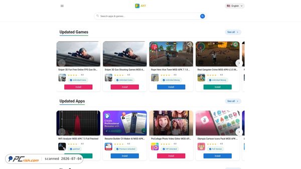 an1.co.in screenshot