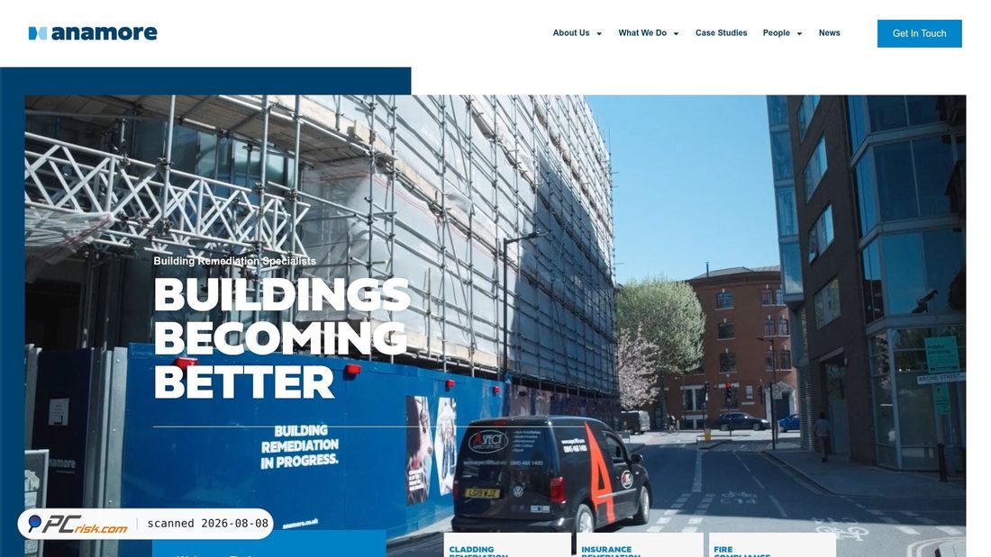 Screenshot of anamore.co.uk
