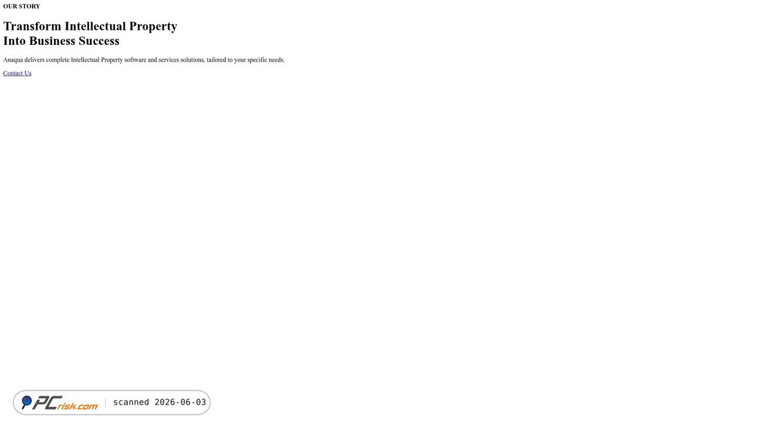 Screenshot of anaqua.com