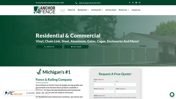 anchorfenceonline.com screenshot