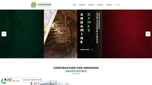 andamiosrymex.com screenshot