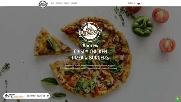 andrewpizza.pl screenshot