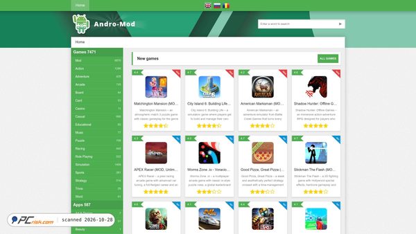 andro-mod.com screenshot