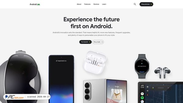 android.com screenshot