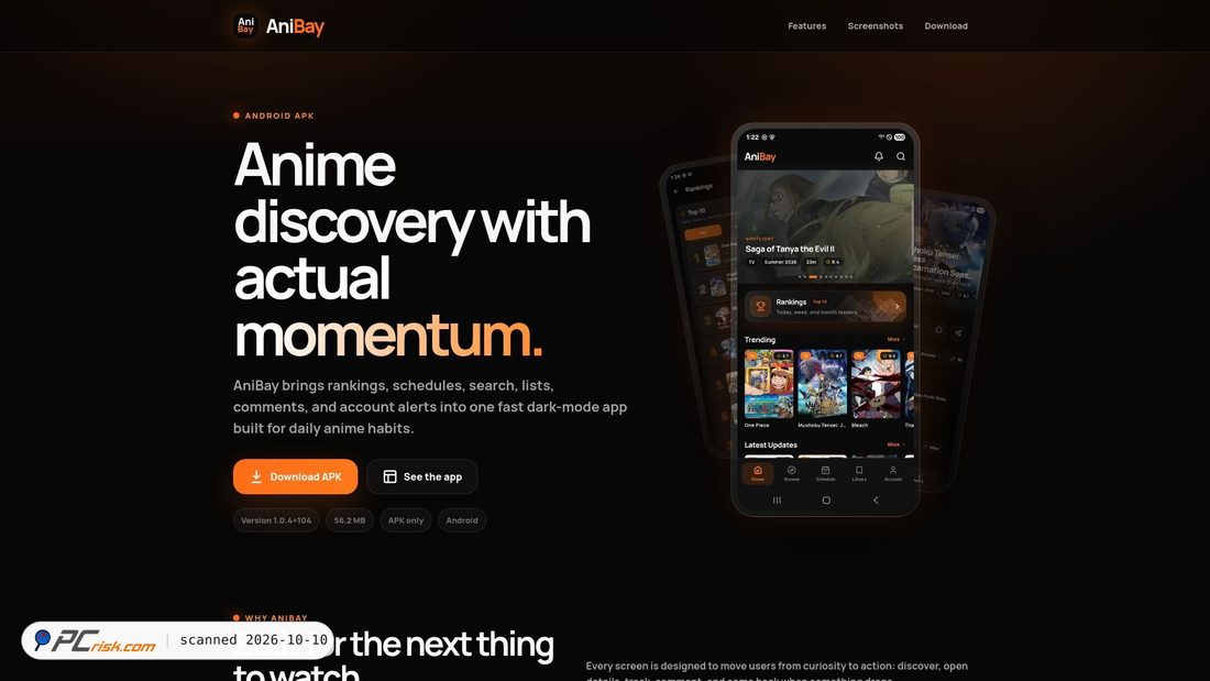 Zrzut ekranu anibay.app