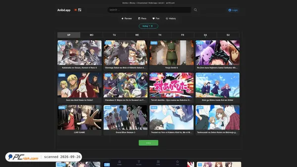 Capture d’écran de anibd.thankpet.com