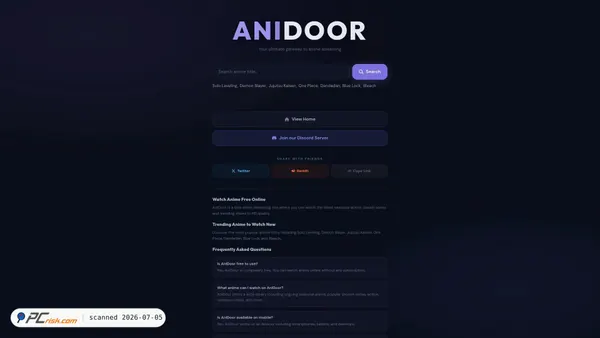 anidoor.me screenshot