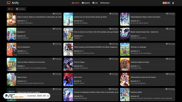anify.to Screenshot