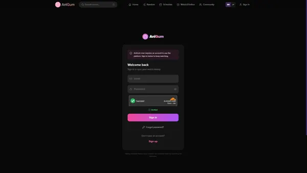 anigum.com screenshot