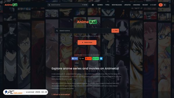 Screenshot di anikai.org