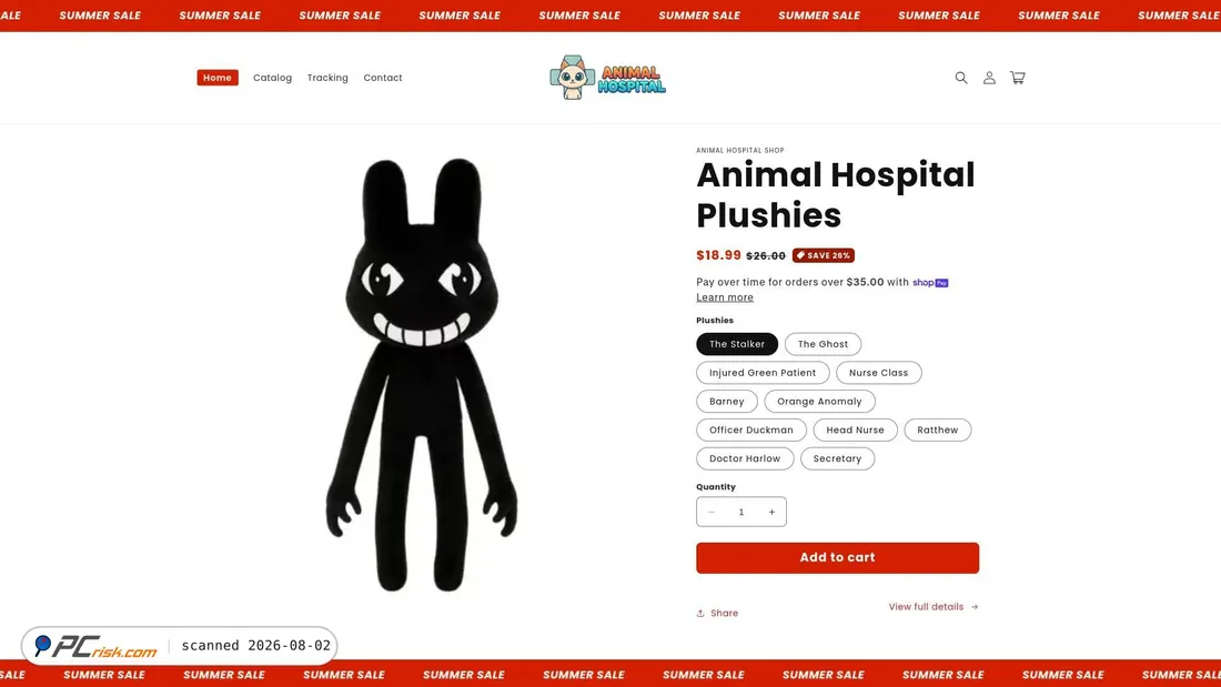 Screenshot of animalhospitalshop.com