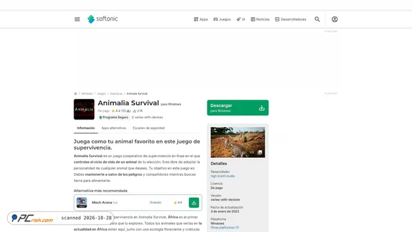 animalia-survival.softonic.com Screenshot