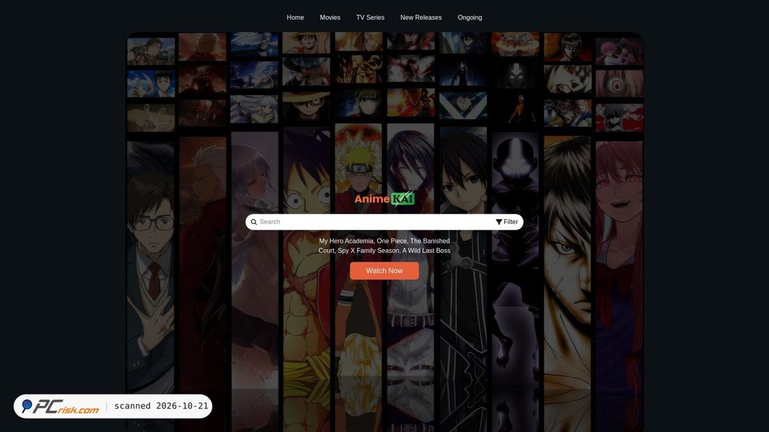 Captura de ecrã de anime-kai.to