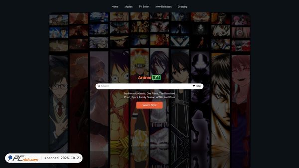 Captura de ecrã de anime-kai.to