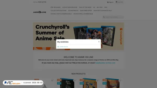 anime-on-line.com screenshot