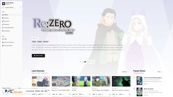 anime.nexus screenshot