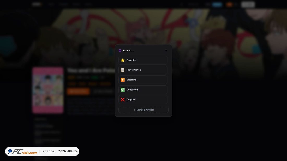 Screenshot von anime.streamxtv.tech