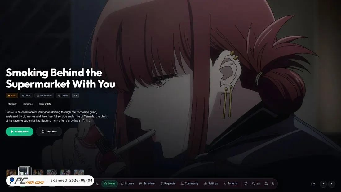 Screenshot von animesaga.net