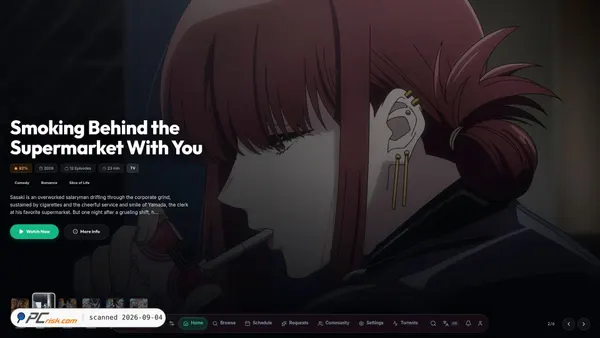 Screenshot di animesaga.net