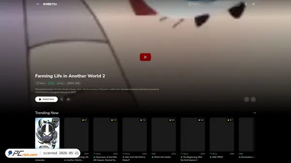 animetsu.net screenshot