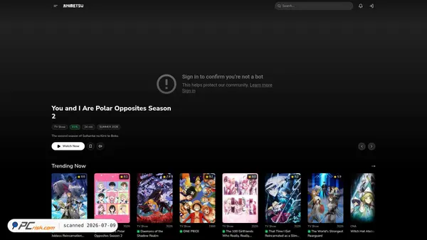animetsu.net screenshot
