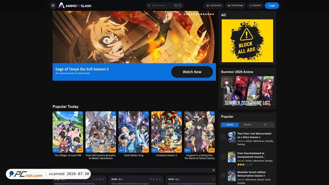 Screenshot of animotvslash.org