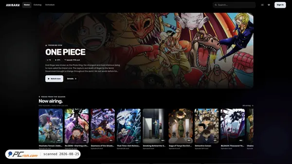 aniraku.tech screenshot