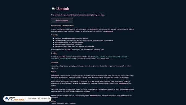 anisnatch.top screenshot