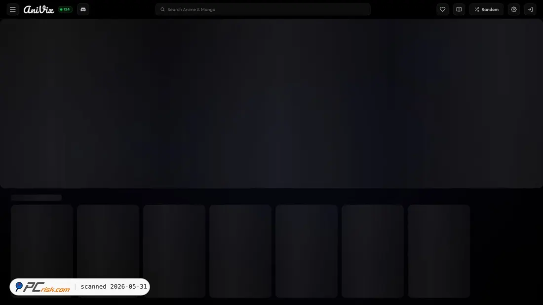 Screenshot of anivix.cc
