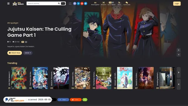 Screenshot di aniwatch.co.at