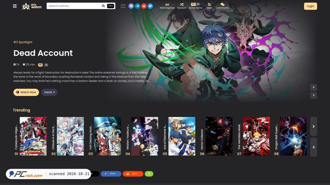 Screenshot di aniwatch.co.at