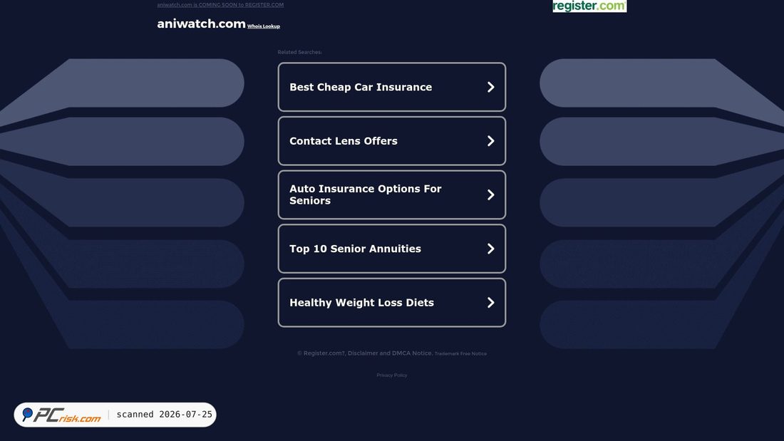 Screenshot of aniwatch.com