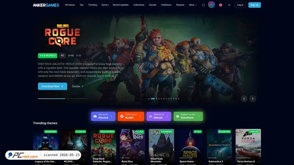 ankergames.net screenshot