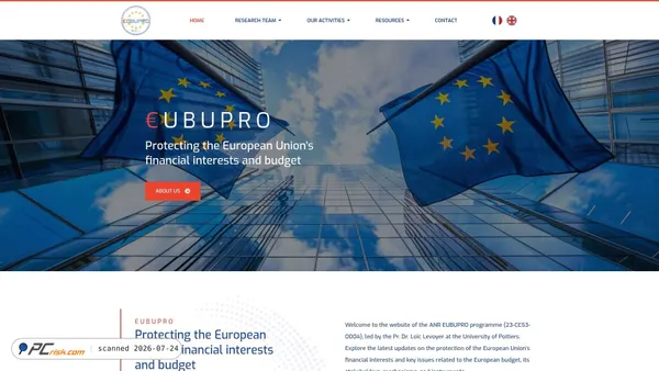 anr-eubupro.eu screenshot