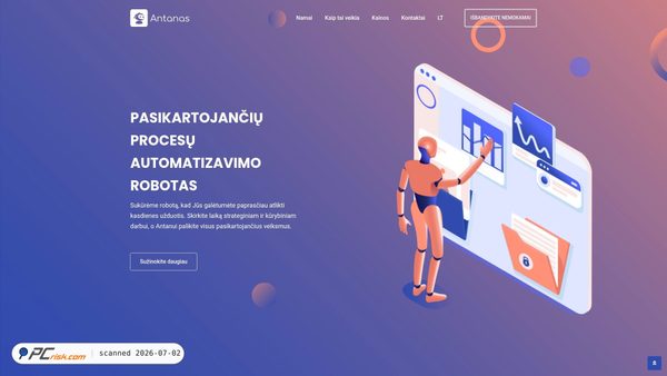 antanas.lt screenshot