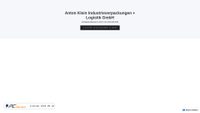 Captura de ecrã de anton-klein-industrieverpackungen-logis.webflow.io