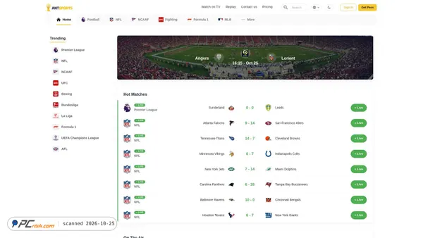 antsports.tv screenshot