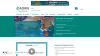 Captura de ecrã de aornguidelines.org