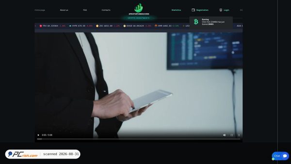 apexfortune-access.live screenshot