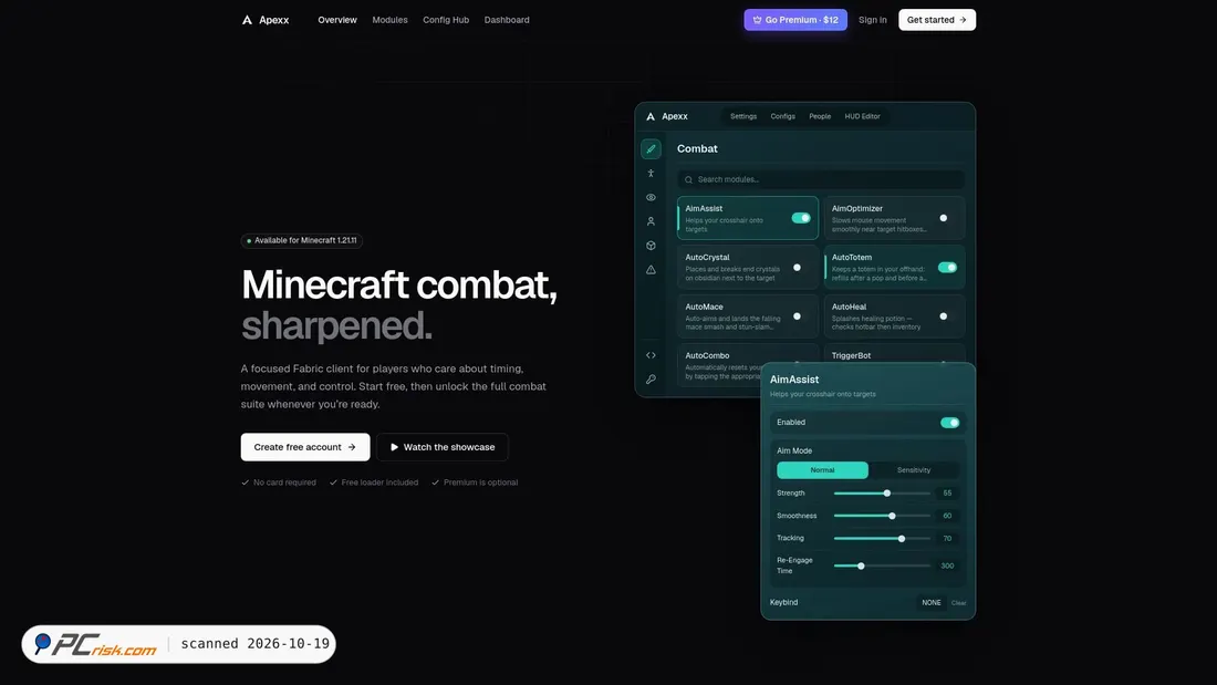 Screenshot of apexx-client-website.vercel.app
