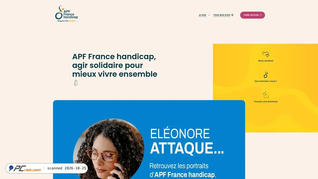 Screenshot di apf-francehandicap.org