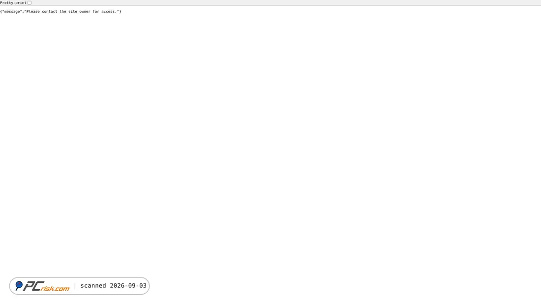 Screenshot von api.modeflow.app