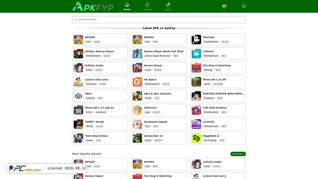 Screenshot of apkfyp.com