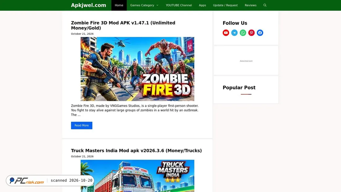 Screenshot von apkjwel.com