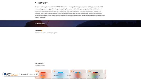 Captura de ecrã de apkmody.com