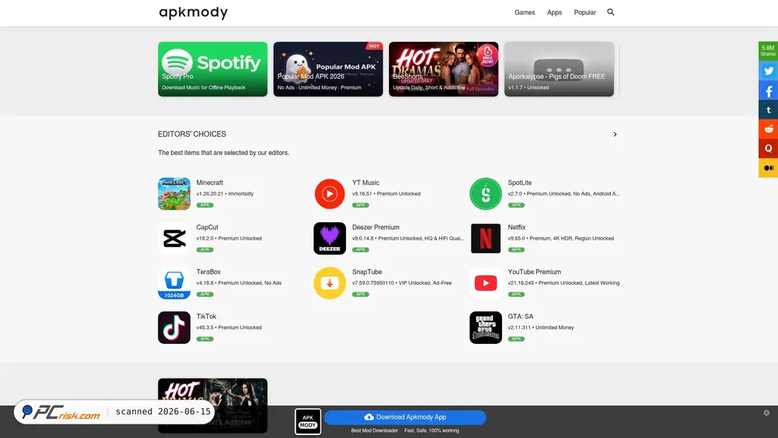 Screenshot of apkmody.io