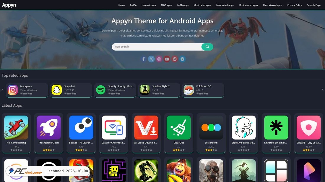 Captura de ecrã de apknow.online