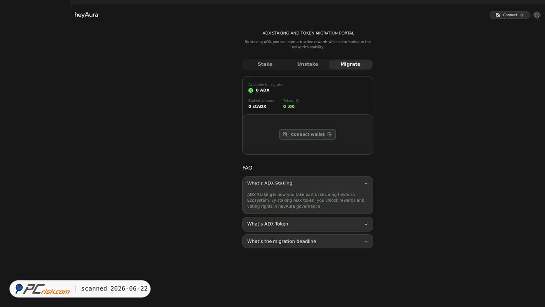 Screenshot of app-heyaura.xyz