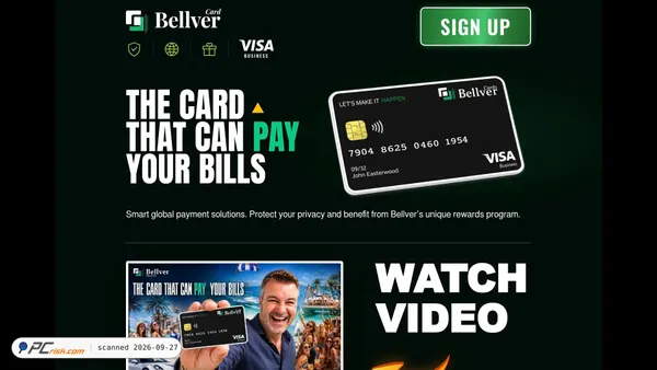 Captura de app.bellvercards.com