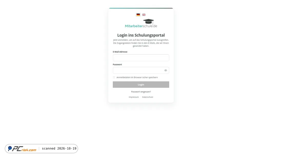 Screenshot di app.mitarbeiterschule.de